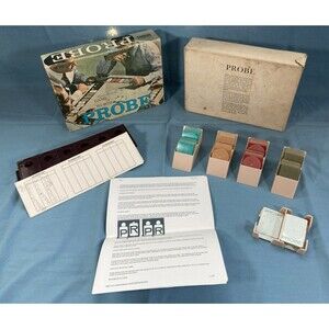 Probe: Game of Words (1964, Parker Brothers) Vintage Strategy Card Board Game
